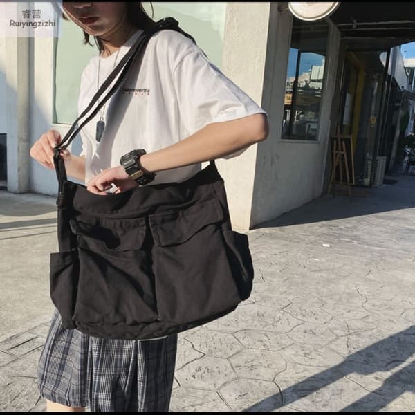 Messenger Tasker Designer håndtaske SORT black