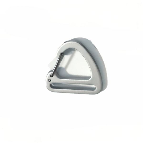 Triangel Carabiner Spring Quickdraws Clip GRÅ Grey