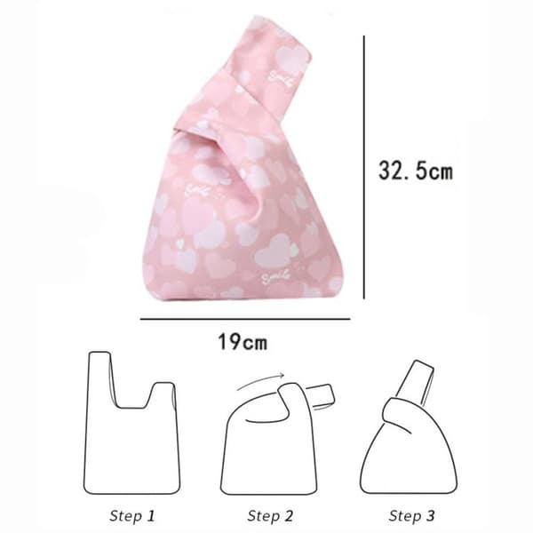 Knot Håndledstaske Mini Håndtaske PINK pink