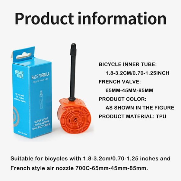 Cykel Inner Tube Cykel TPU Inner Tube 85MM 85mm