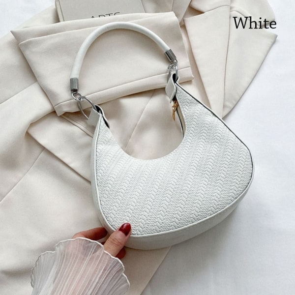 Underarmsväska Handväska VIT white