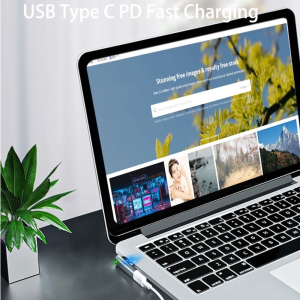 Snabbladdningskabel USB Typ-C till Magsafe 1 2 för Magsafe 2 T