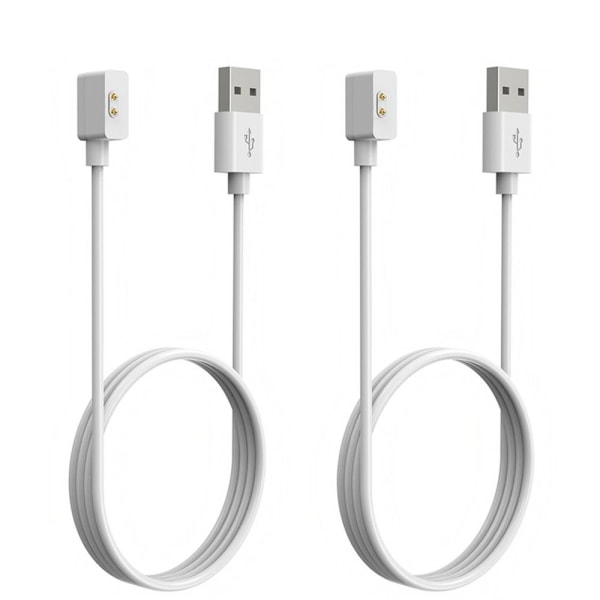 2 STK 60/100 cm hurtiglader USB-kabeldokking 2 STK 100 cm HVIT 2pcs 100cm white