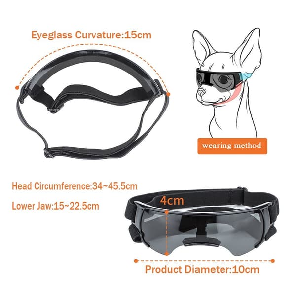 Pet Goggles Pet Solglasögon BLÅ Blue