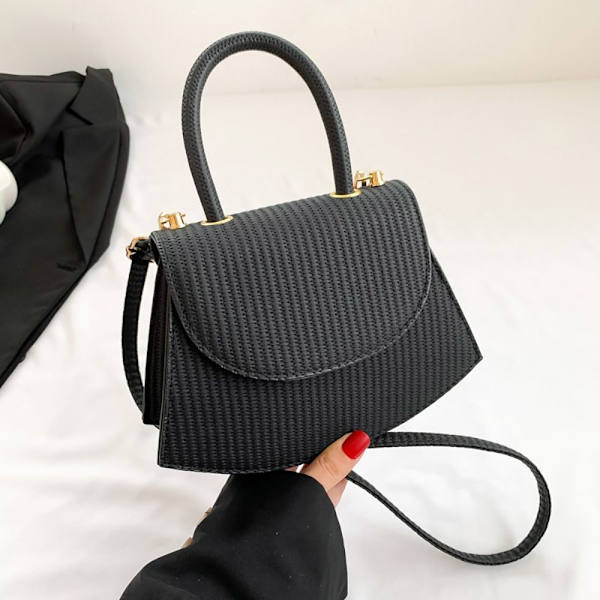 Kvinder håndtaske skuldertaske SORT Black