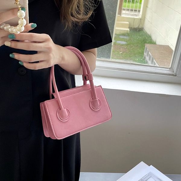 Lille Firkantet Taske Crossbody Taske BLÅ blue