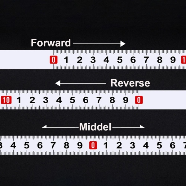 Självhäftande måttband Arbetsbänk Linjal VIT 3MFORWARD white 3mForward-Forward