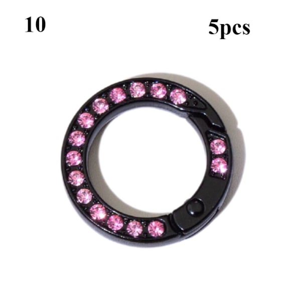 5 st fjäder O-ringsspännen Diamantkarbinhake 10 10 10