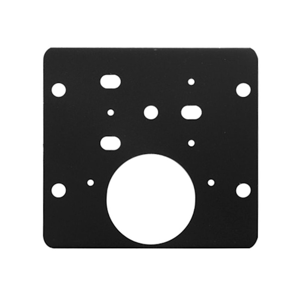 Monteringsplatta Set Gångjärn Fästplatta SVART STYLE3 STYLE3 Black Style3-Style3