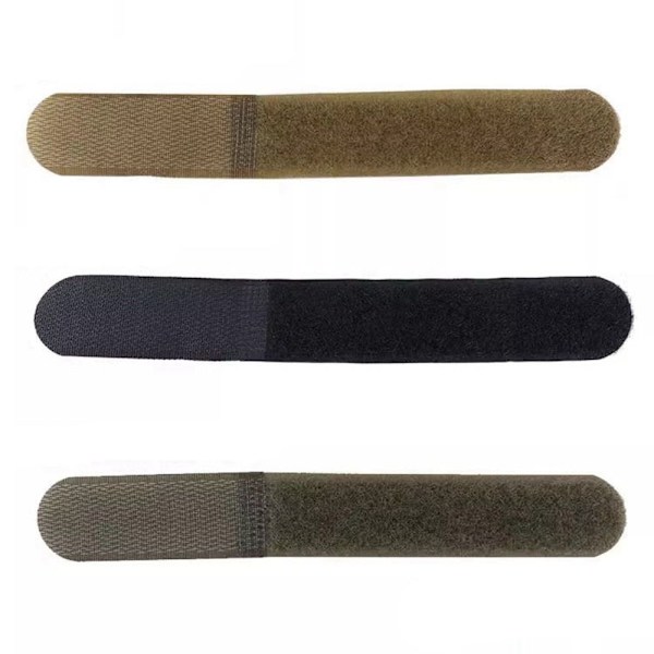 2kpl/pakkaus Tactical Molle Ties Johdinsiteet KHAKI 12CM Khaki 12cm