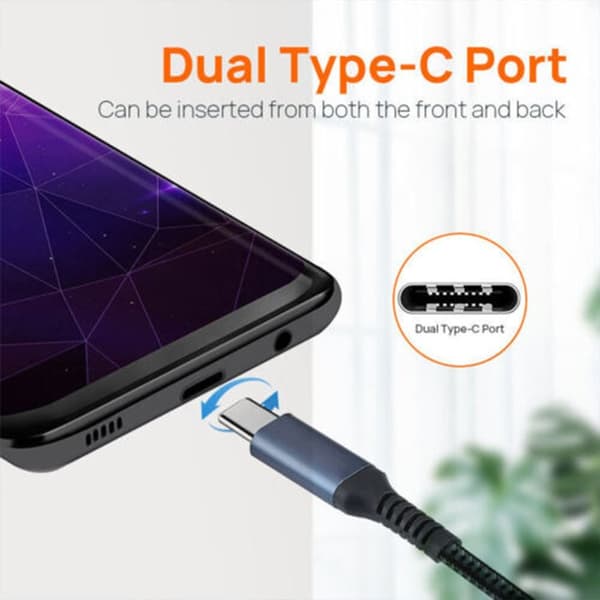 USB C til USB C ledning Kabel SORT 1MSTYLE1 STYLE1 Black 1mStyle1-Style1