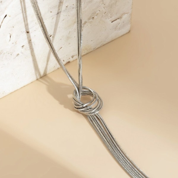 Snake Bone Chain Chain Halsband GULD gold