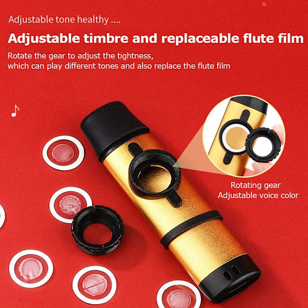 Metal Kazoo Professional RØD Red