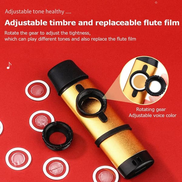 Metall Kazoo Professional SILVER Silver