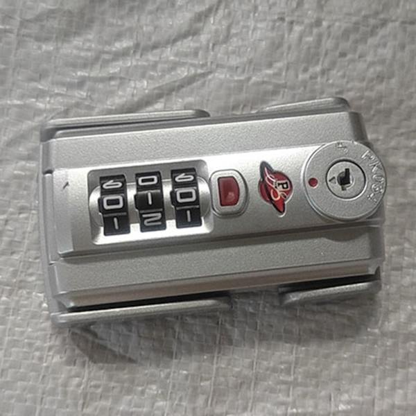 3-cifret kombinationslås Custom Password Lock GRÅ Grey