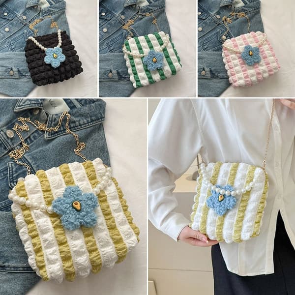 Messenger Bag Skulderveske HVIT white