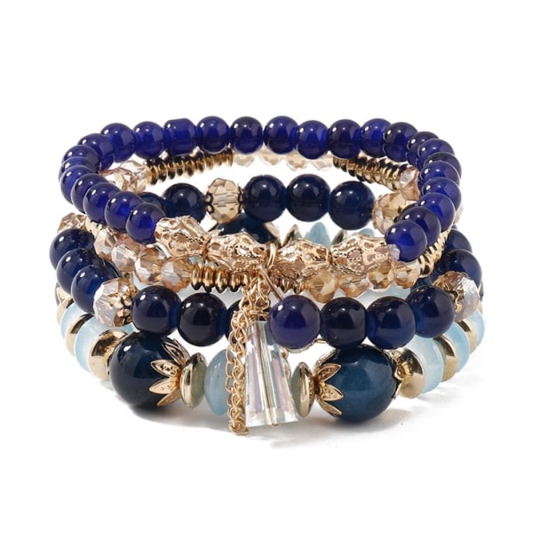 Bohemian Beads Rope Multilayer Rannekorut E E E