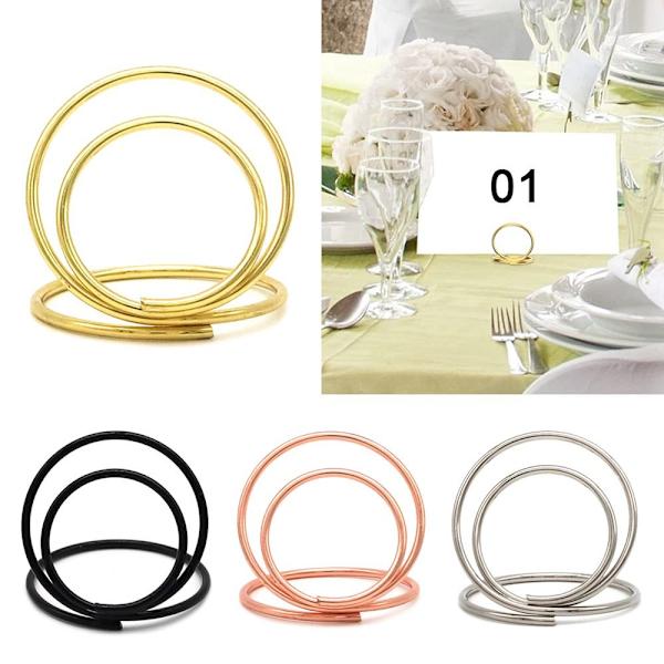 Bordnumre Holder Pladskort ROSEGULD rose gold