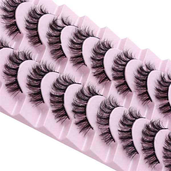 10 Par Cluster Lashes Russian Strip Lashes D03 D03 D03