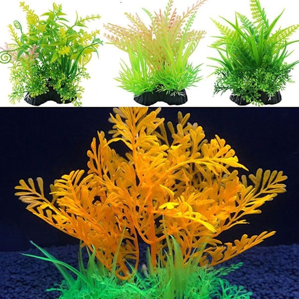 2 ST Artificiellt vattenogräs Fisktanksgräs P513 P513 P513