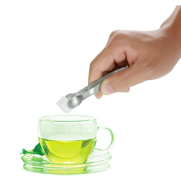 2kpl Sokeripihdit Ice Tong SILVER Silver
