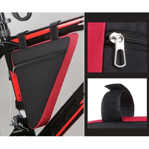 Sykkel Triangle Bag Sykkel Front Beam Bags BLÅ 2 2 blue 2-2