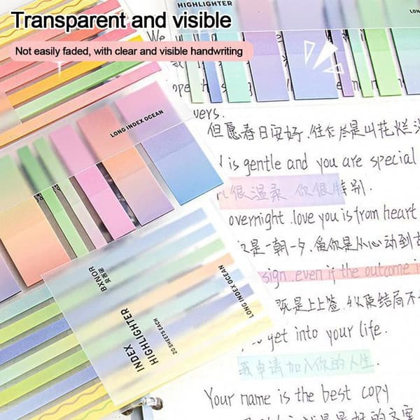 Selvklebende notater Memo Pad Tabs A A