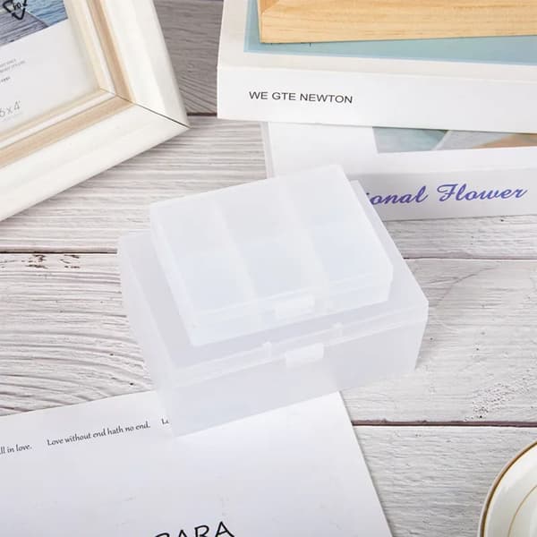 Flip Lock Organizer Frostad förvaringslåda A A A