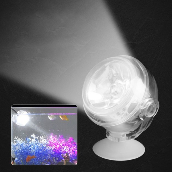 Liten Spotlight LED Aquarium Light HVIT EU EU White EU-EU