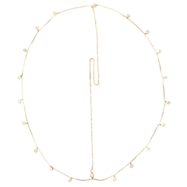 Hodekjede Boho Hodeplagg GULL gold