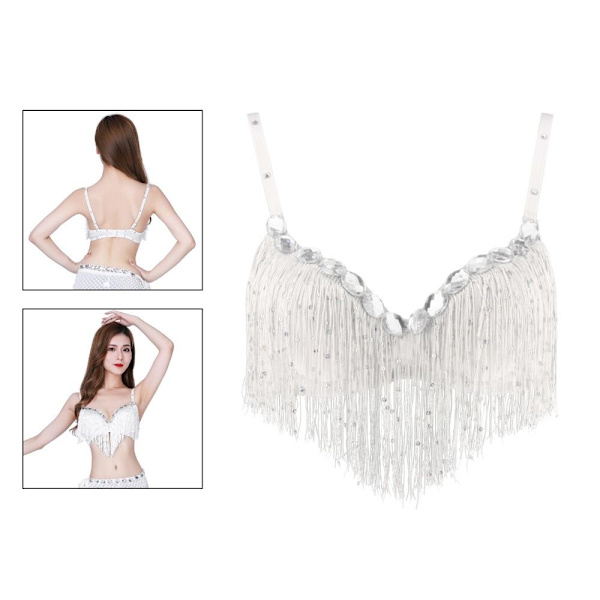 Vatsatanssirintaliivit Performance Top White