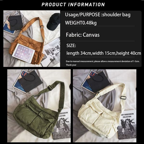Messenger Tasker Designer håndtaske SORT black