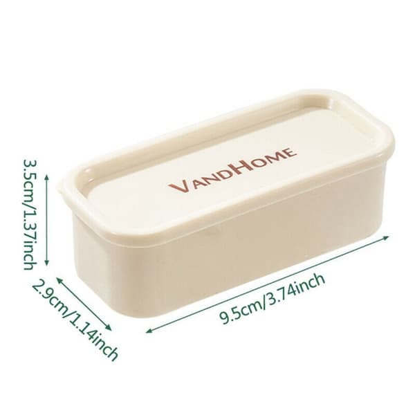 Bomullsspinnlåda Resor Case VIT White
