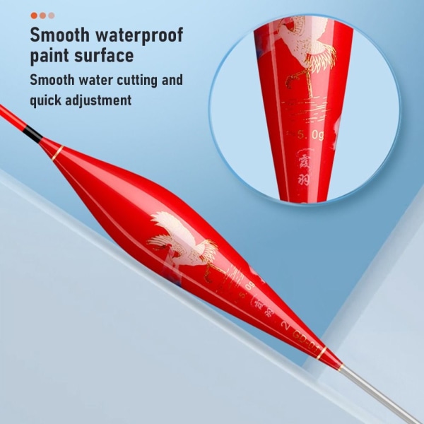 2ST Big Fishing Floats Fish Float SVART 4.5G 4.5G black 4.5g-4.5g