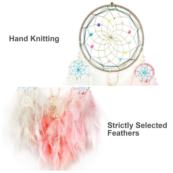 Dream Catchers Wind Chimes Led Wall Hang