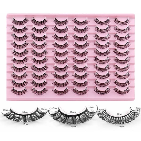 Ryska lösögonfransar Eye Lash Extension 4 4 4