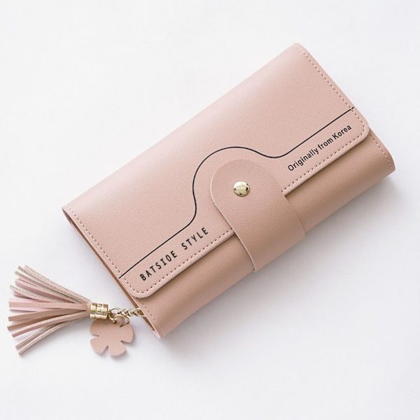 Dam Girl Lady Bag Geometrisk Plånbok LJUSROSA Light Pink