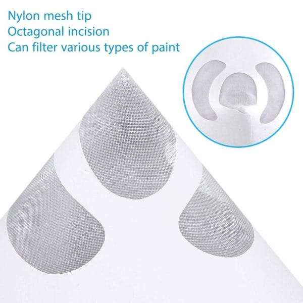 100 förpackningar Vikbar mesh Nylon