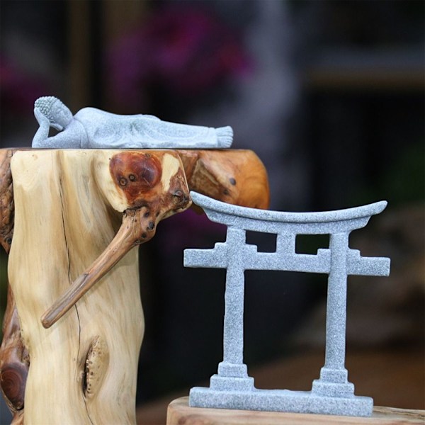 Mini japansk Torii Gate Simulation Torii S S S
