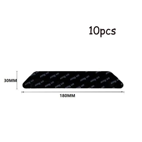 Sklisikkert klistremerke Teppefeste SVART MAKROTRAPESOID BLACK macrotrapezoid-macrotrapezoid