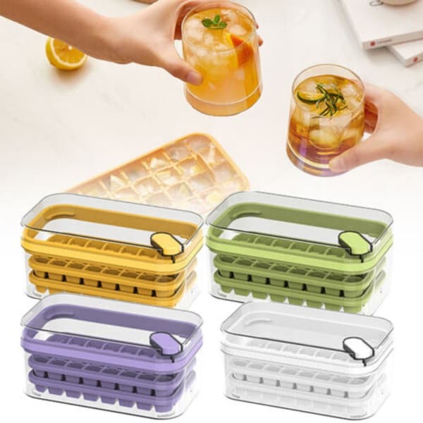 Ice Cube Bakke Ice Cube Maker Form LILLA 32 GRIDS 32 GRIDS Purple 32 Grids-32 Grids