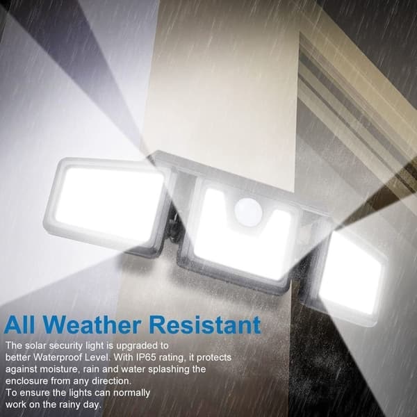 Solar Light LED 3-hodet