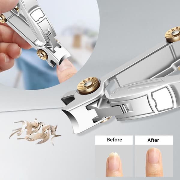 Nail Clippers Nail Cutters Trimmer SILVER Silver