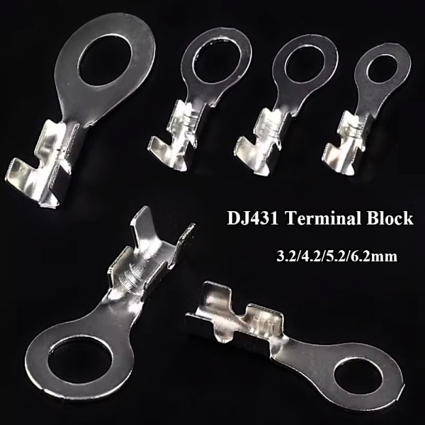 20stk End Lug Terminal O Ring Bar 3,2MM 3.2mm