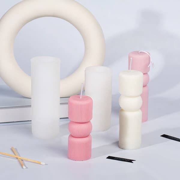 Cylinder Form 3D Art Wax Form LÅNG LÅNG Long