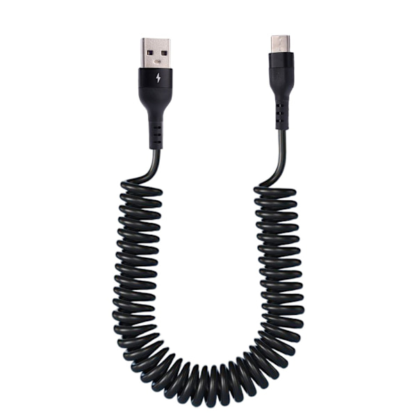 Spring Data Cable Matkapuhelimen latauskaapeli MUSTA 1MMICRO USB Black 1mMicro USB-Micro USB