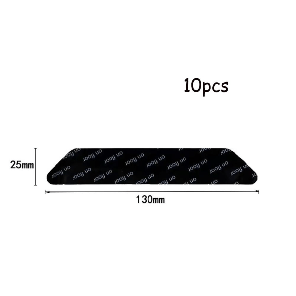 Sklisikkert klistremerke Teppefeste SVART MAKROTRAPESOID black macrotrapezoid-macrotrapezoid