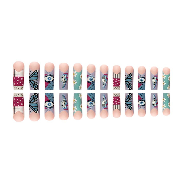 Long Water Pipe Fake Nails False Nail 1 1 1