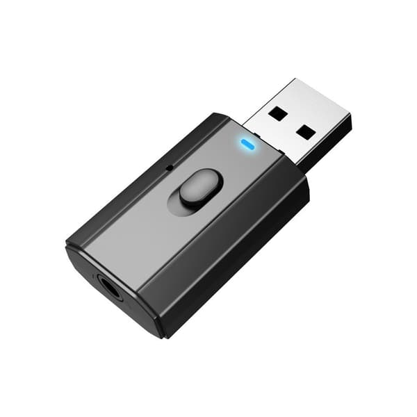 5.0 Bluetooth adapter Bluetooth sändare trådlös mottagare Black