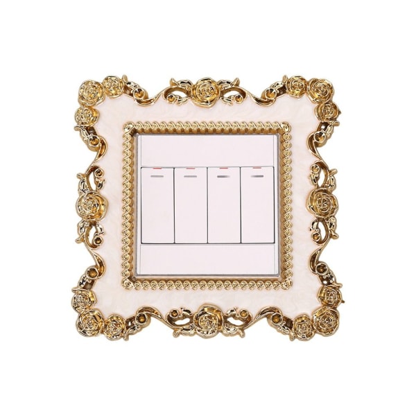 Enkelt lyskontakt dæksel Socket Surround Frame 03 03 03